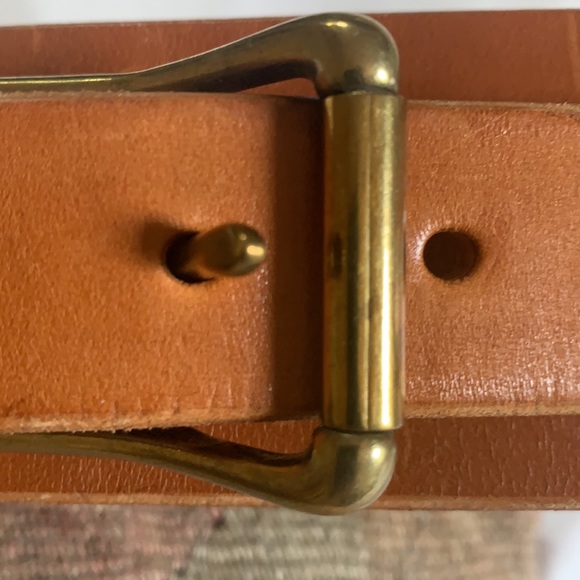Tan leather belt main image 7